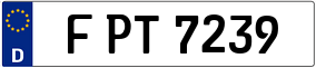 Truck License Plate